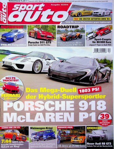 Deckblatt Sport Auto (12/2014)